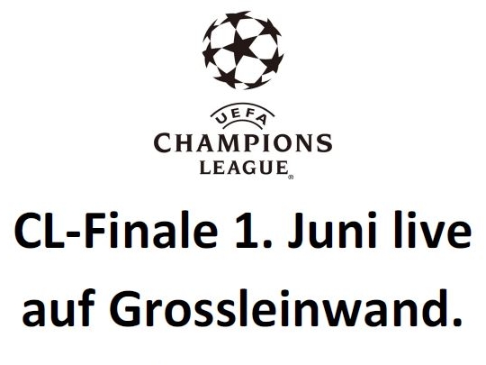 Champions League Finale am 1. Juni live 